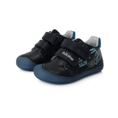 Barefoot batai berniukams DARK BLUE DINO