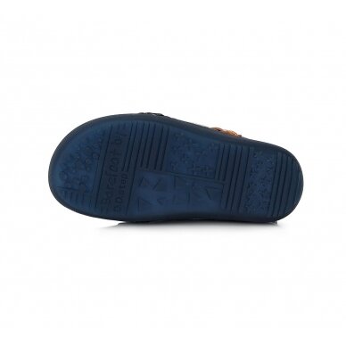 Barefoot batai BLUE ORANGE STRIPE