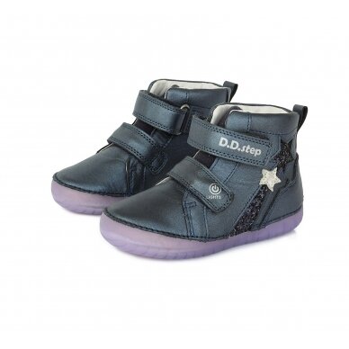 LED odiniai batai mergaitėms BLUE STAR