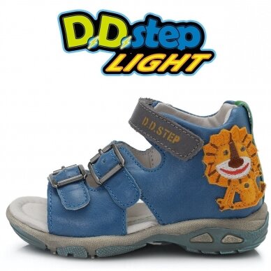 LED odinės basutės berniukams LION IN BLUE