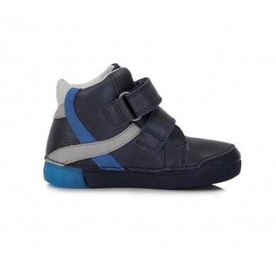 LED odiniai batai berniukams BLACK BLUE SHOW