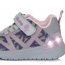 LED sportiniai batai mergaitei VIOLET FUN
